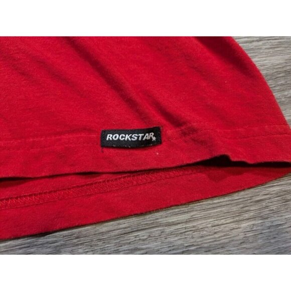 Vintage 90s 1998 Rockstar Games Logo Video Game T-Shirt Red Graphic GTA USA - Picture 4 of 9